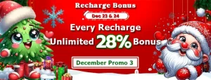 Recharge Bonus on Christmas